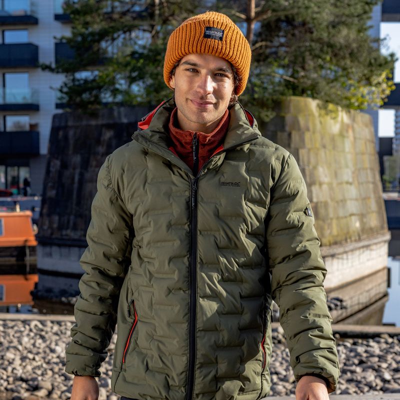 Gefütterte Herrenjacke REGATTA Astrel dark khaki/rooibos tea 12