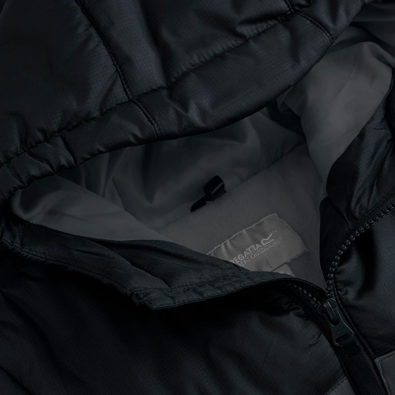 Gefütterte Kinderjacke REGATTA Lofthouse black/seal grey 11