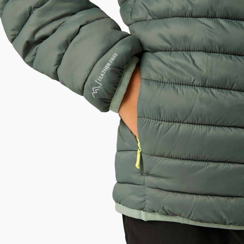 Gefütterte Kinderjacke REGATTA Lofthouse dark forest green/wild lime 12