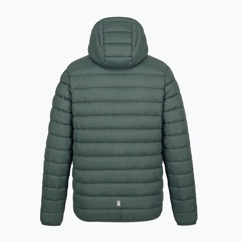 Gefütterte Kinderjacke REGATTA Lofthouse dark forest green/wild lime 14