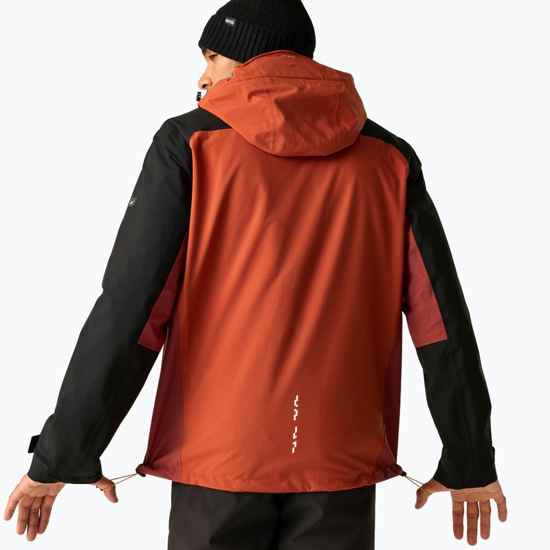 3‑in‑1 Herrenjacke REGATTA Sacramento 3in1 rooibos tea/black/burnt henna 4