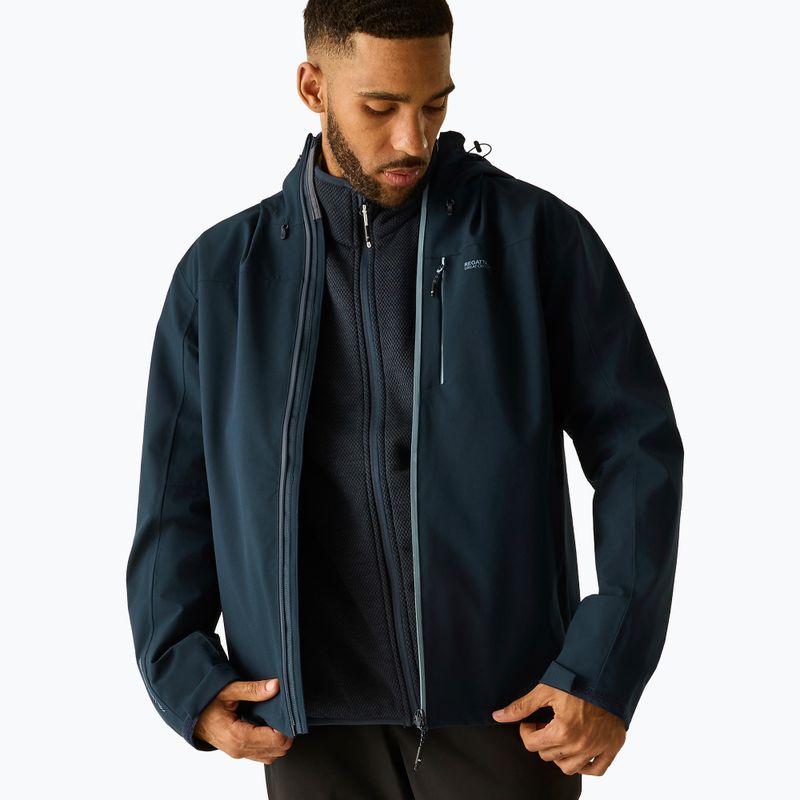 Herren-Regenjacke REGATTA Birchdale II navy/dusky blue 5