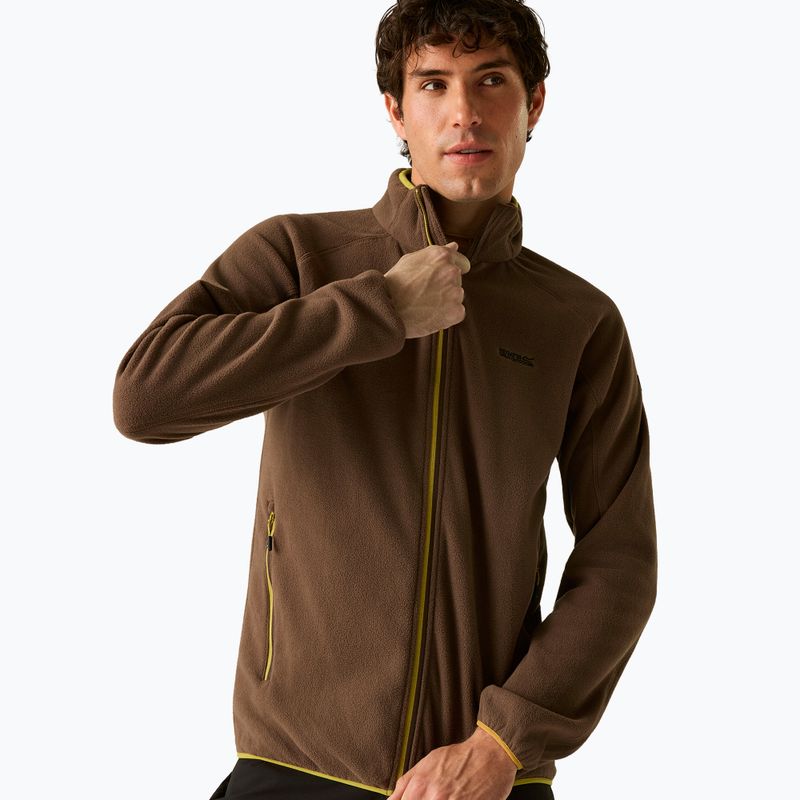 Fleecejacke für Herren Regatta Hadfield ground coffee 3