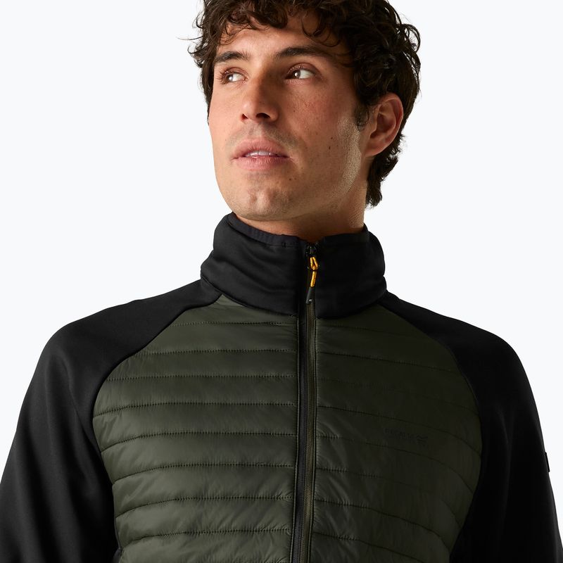 Herren-Hybridjacke REGATTA Clumber Hybrid dark khaki/black/sunset 6