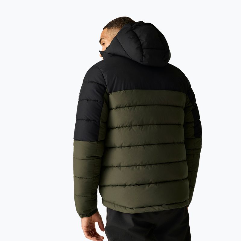 Gefütterte Herrenjacke REGATTA Aldthron dark khaki/black 3