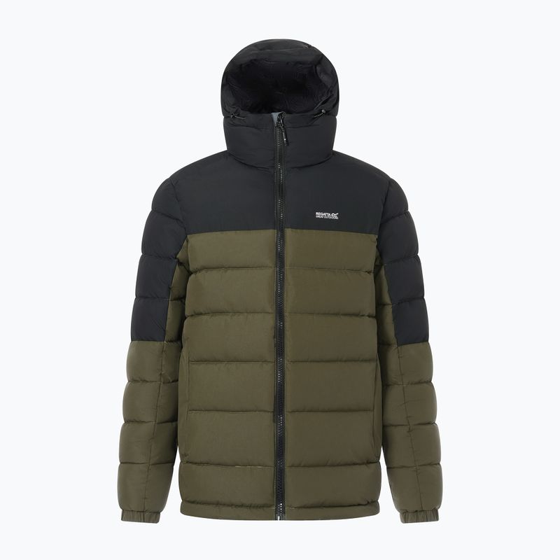 Gefütterte Herrenjacke REGATTA Aldthron dark khaki/black 8