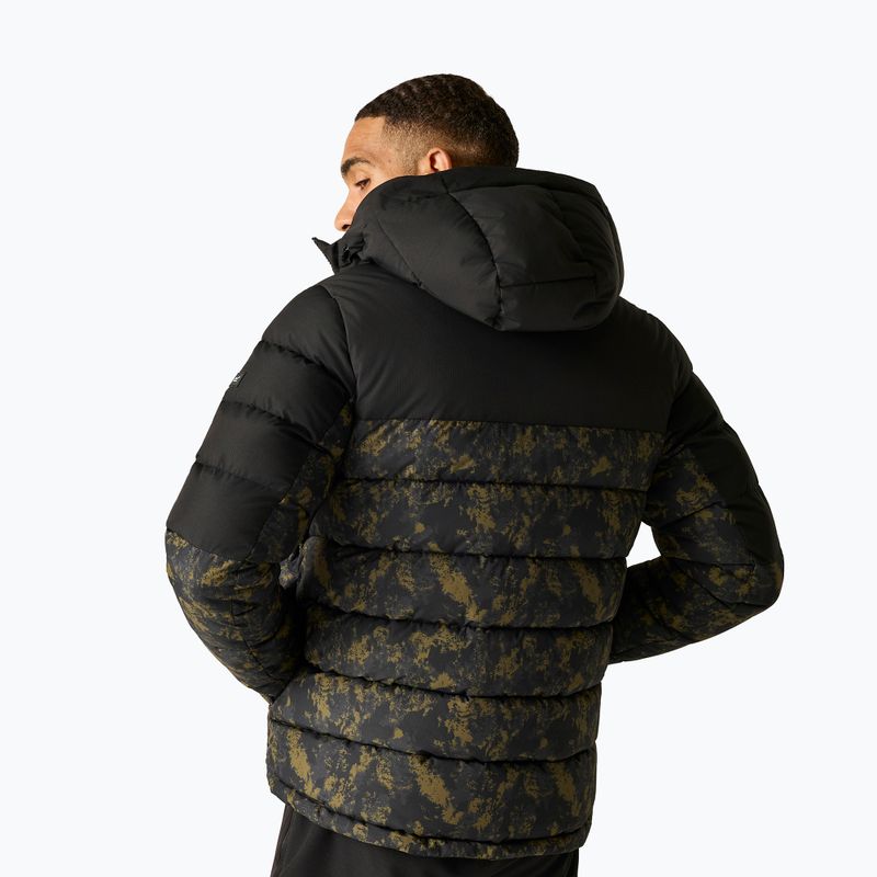 Gefütterte Herrenjacke REGATTA Aldthron textured print/black 3