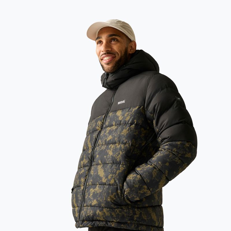 Gefütterte Herrenjacke REGATTA Aldthron textured print/black 4