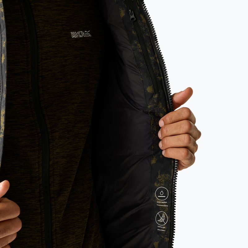 Gefütterte Herrenjacke REGATTA Aldthron textured print/black 7