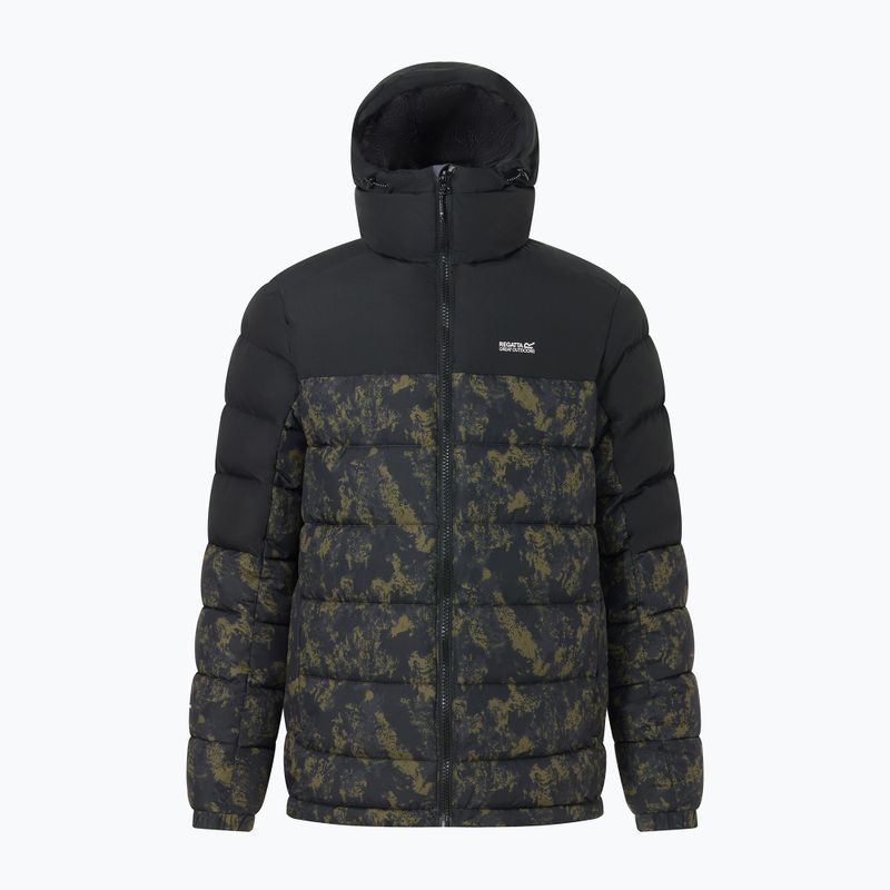 Gefütterte Herrenjacke REGATTA Aldthron textured print/black 8