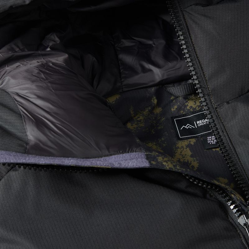 Gefütterte Herrenjacke REGATTA Aldthron textured print/black 11