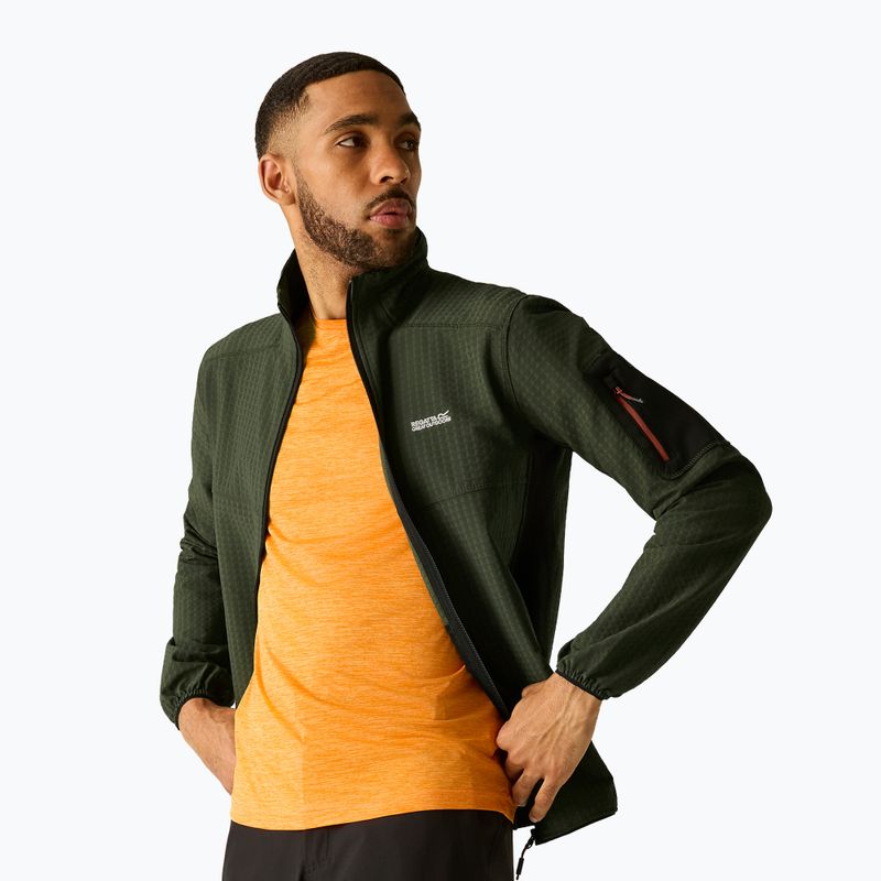 Herrenpullover REGATTA Baslinn dark khaki/black 5