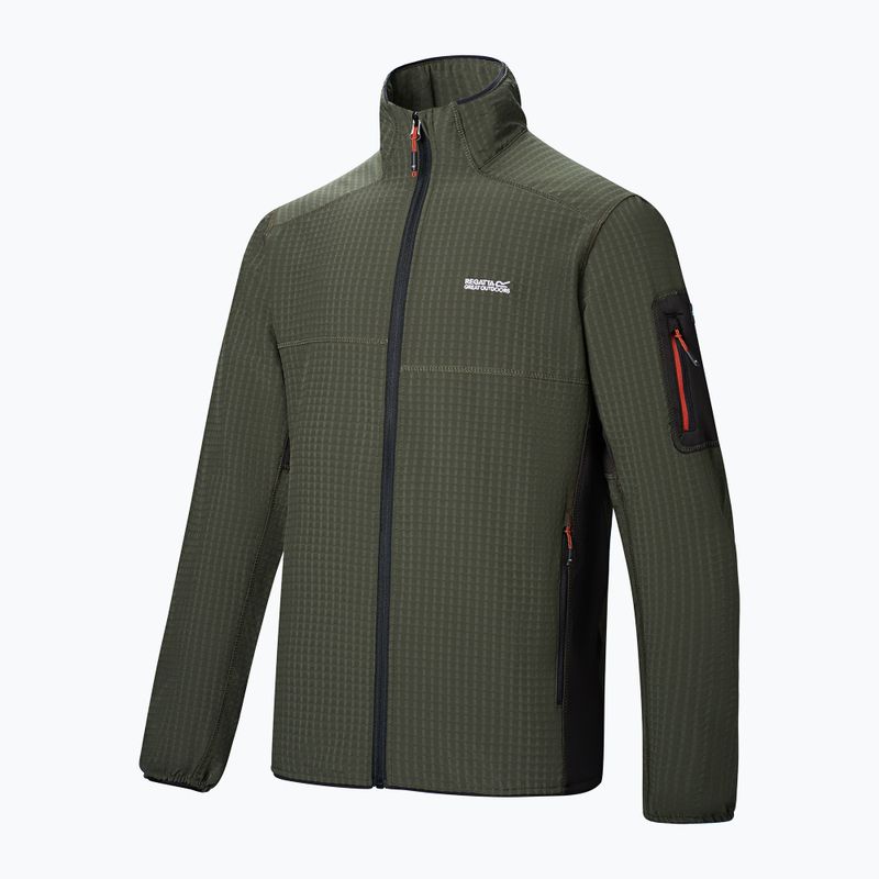 Herrenpullover REGATTA Baslinn dark khaki/black 10