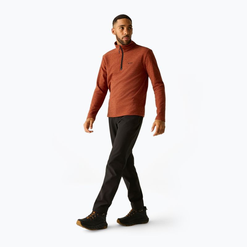 Fleecejacke für Herren Regatta Thompson Marl burnt henna 2