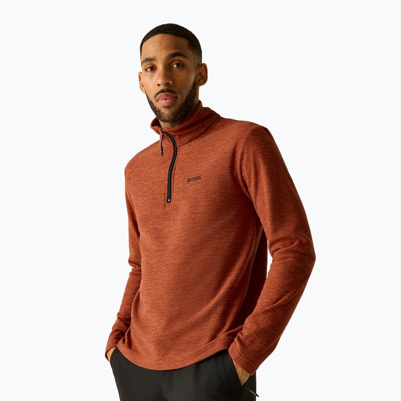 Fleecejacke für Herren Regatta Thompson Marl burnt henna 4