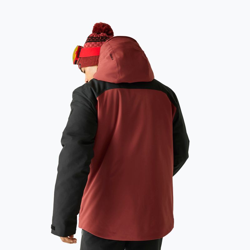 Herren-Skijacke Dare2B Baseplate IV Jacket black/rustic red 3