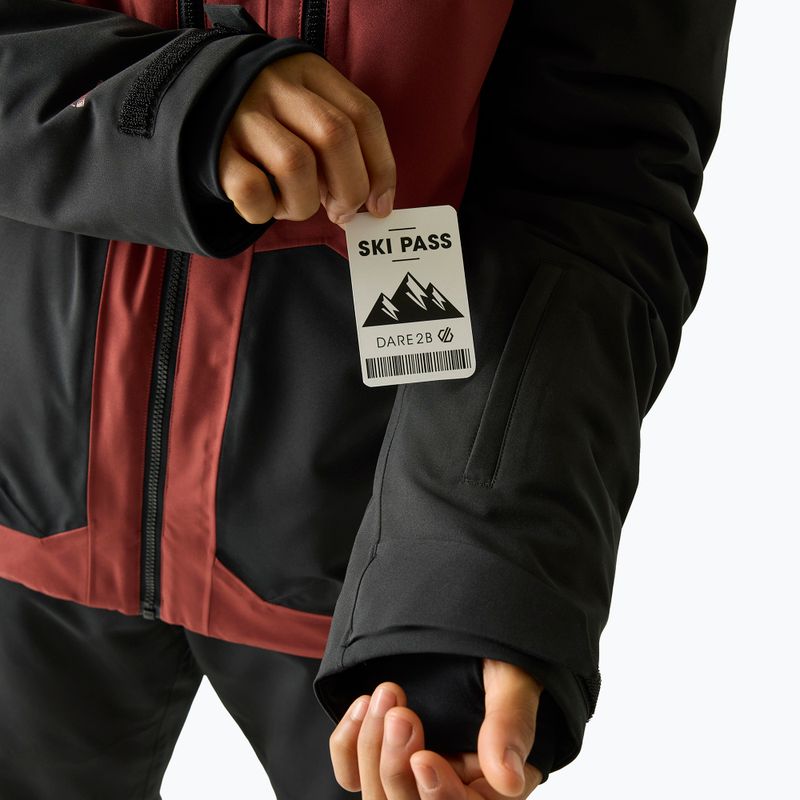 Herren-Skijacke Dare2B Baseplate IV Jacket black/rustic red 8
