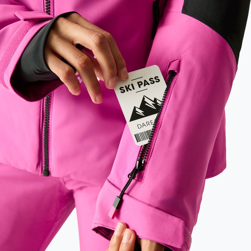 Damen-Skijacke Dare2B Flurry III Jacket extreme pink/black 7