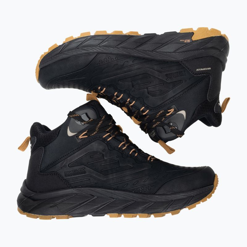 Herren-Wanderschuhe REGATTA Derino Mid Black/Rubber 2