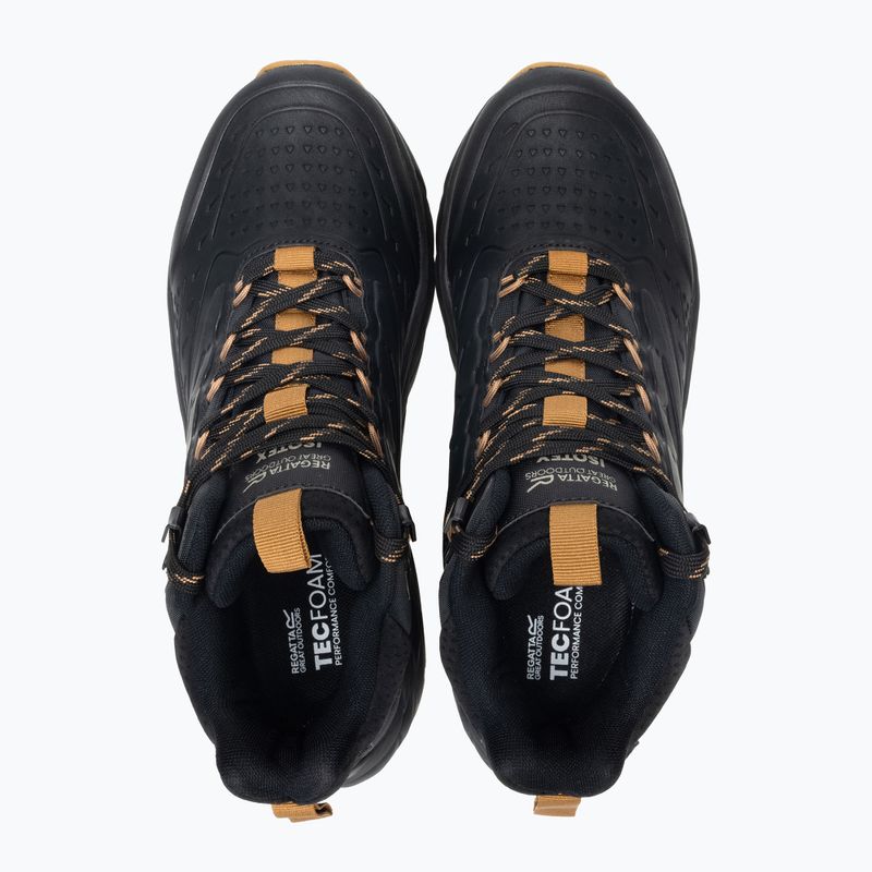 Herren-Wanderschuhe REGATTA Derino Mid Black/Rubber 3