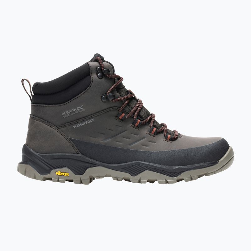 Herren-Trekkingstiefel REGATTA Blake peat/burnt henna