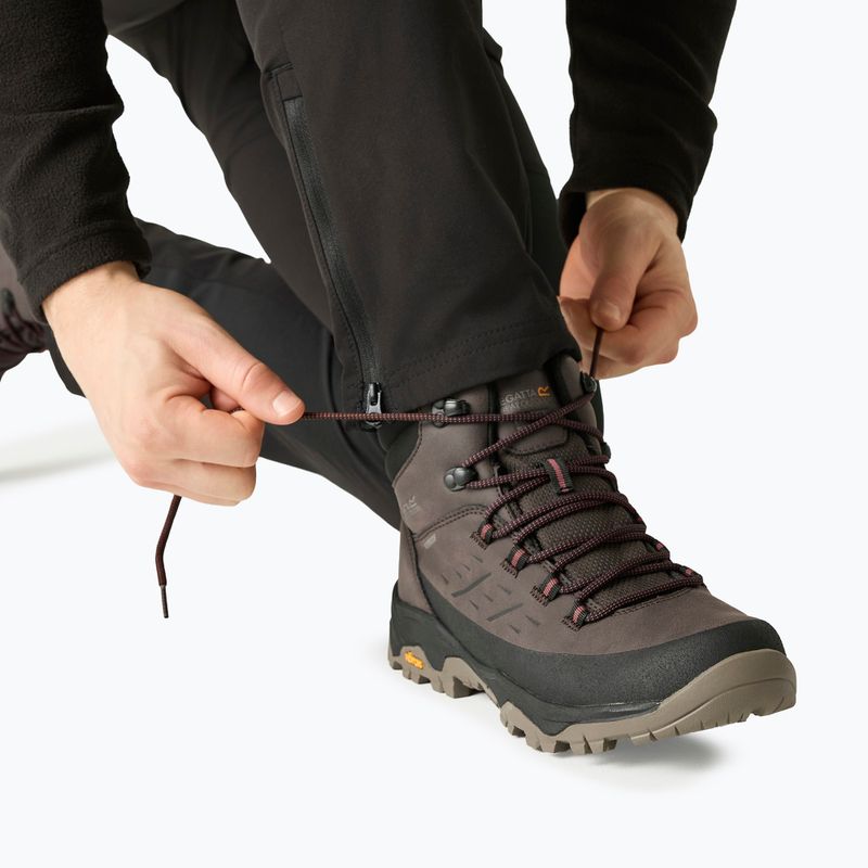 Herren-Trekkingstiefel REGATTA Blake peat/burnt henna 8