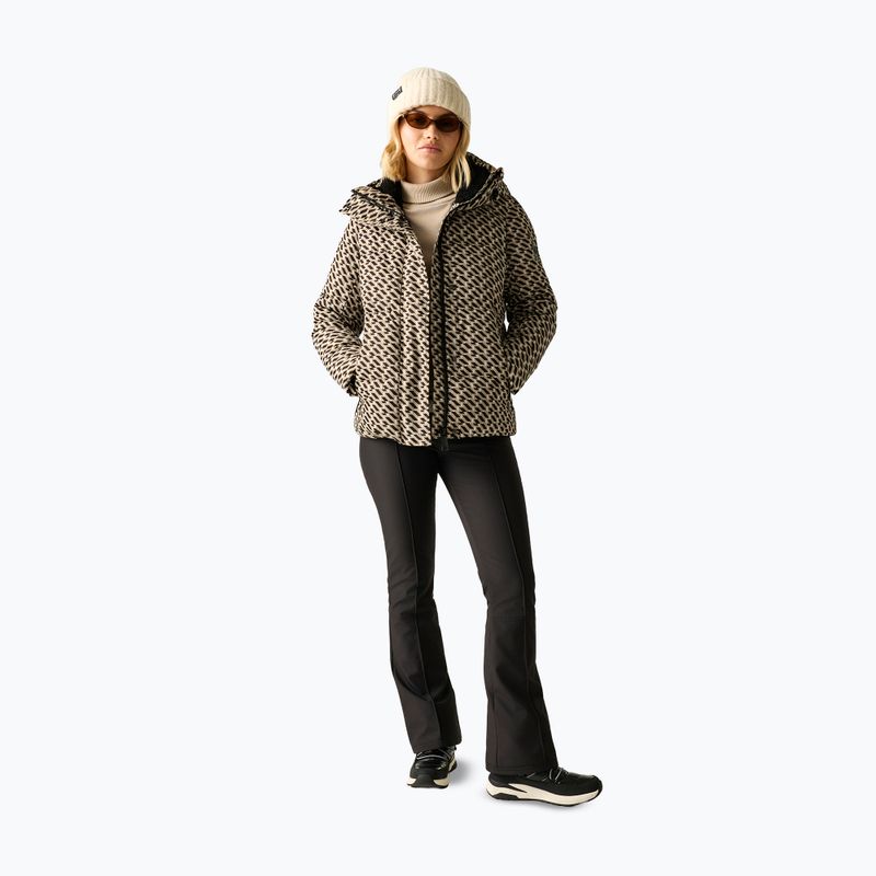 Damen-Skijacke Dare 2b Allure Jacket white pepper geo print 2