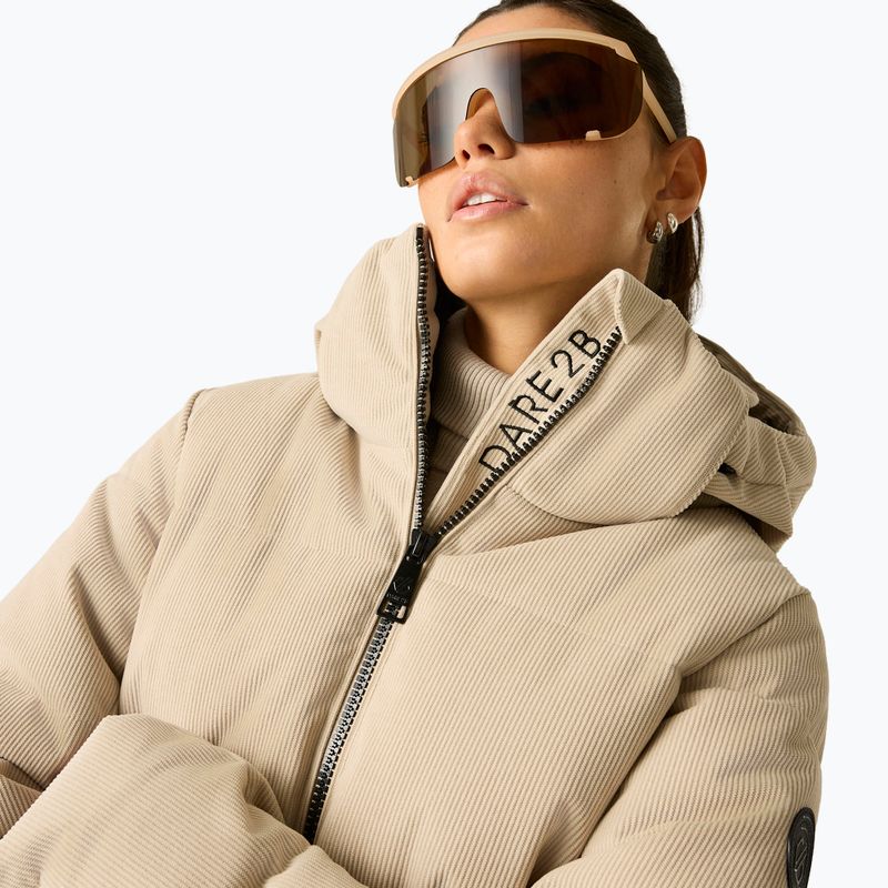 Damen-Skijacke Dare2B Glitz II Jacket white pepper cord 6