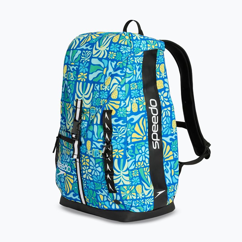 Schwimmrucksack Speedo Team Printed 35 l summer stamp deep sapphire 2