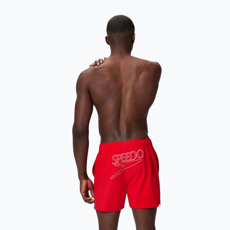 Herren-Badeshorts Speedo Classic Logo Volley 16" High Risk Red 2