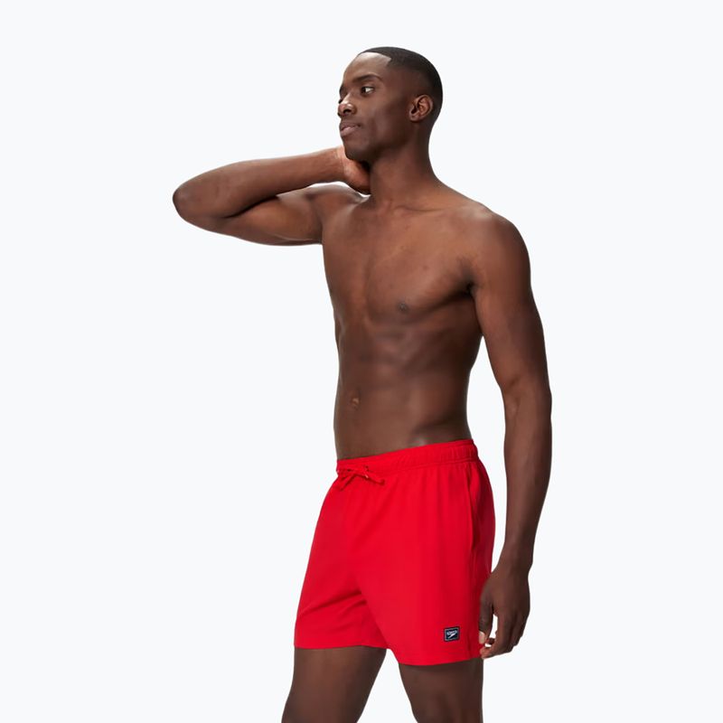 Herren-Badeshorts Speedo Classic Logo Volley 16" High Risk Red 3