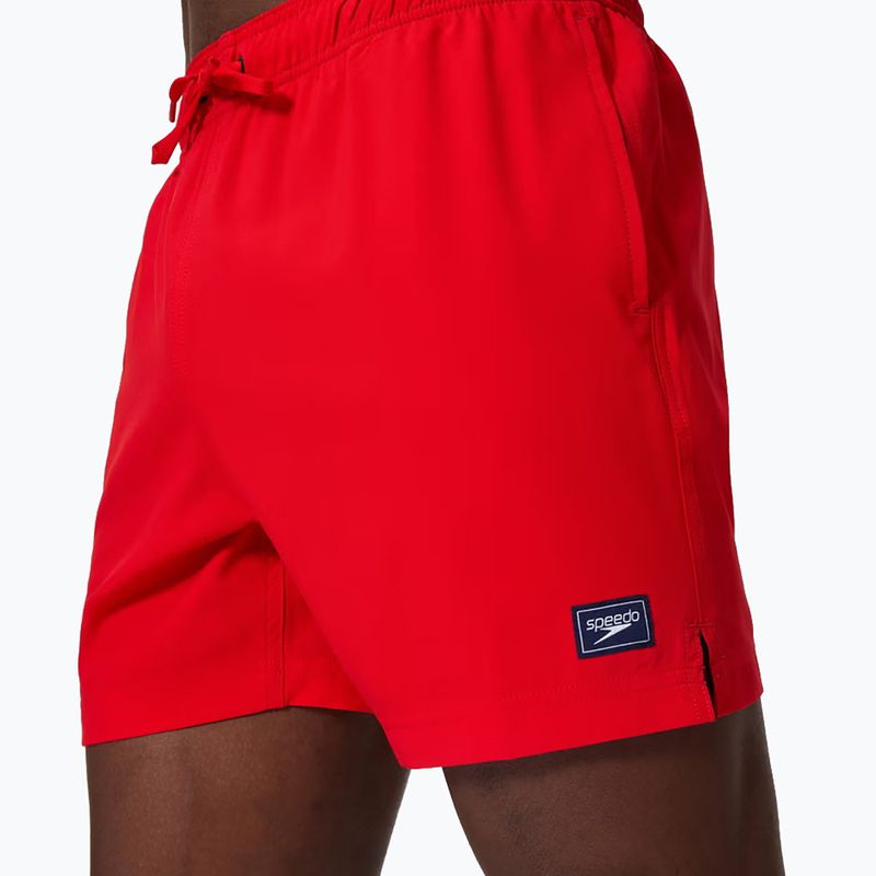 Herren-Badeshorts Speedo Classic Logo Volley 16" High Risk Red 5