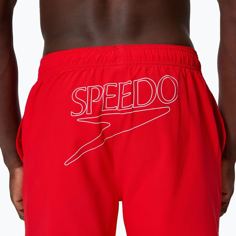 Herren-Badeshorts Speedo Classic Logo Volley 16" High Risk Red 6