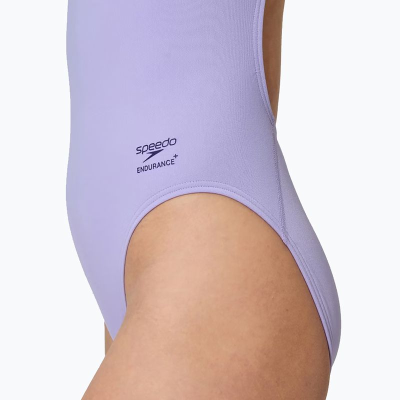 Damen-Badeanzug Speedo Solid Turnback bright lavender 5