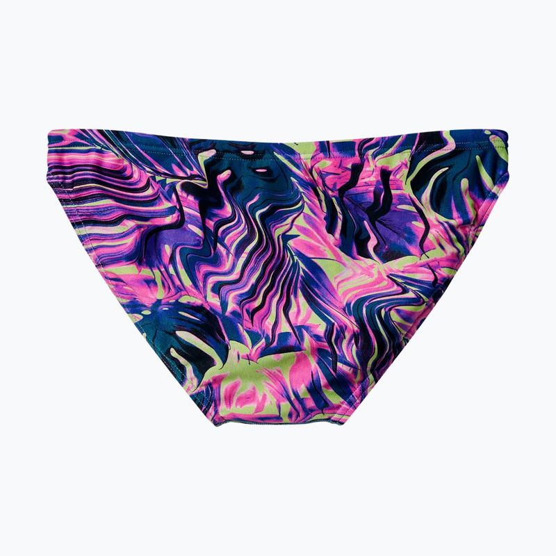 Herren-Schwimmhose Speedo Printed Brief techno jungle/orchid shine 2
