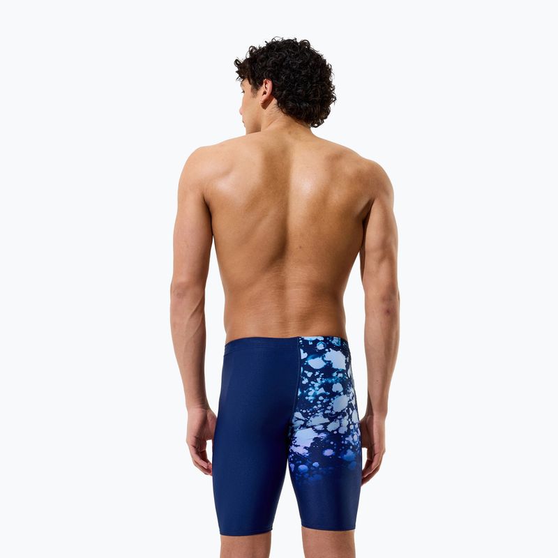 Herren-Schwimmjammer Speedo Placement Printed Jammer moonglow smoke/navy 4