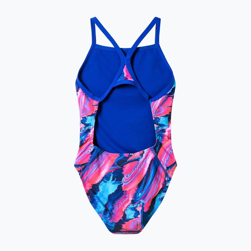 Damen-Einteiler Badeanzug Speedo FL Printed Turnback brushy glitch/hope 7