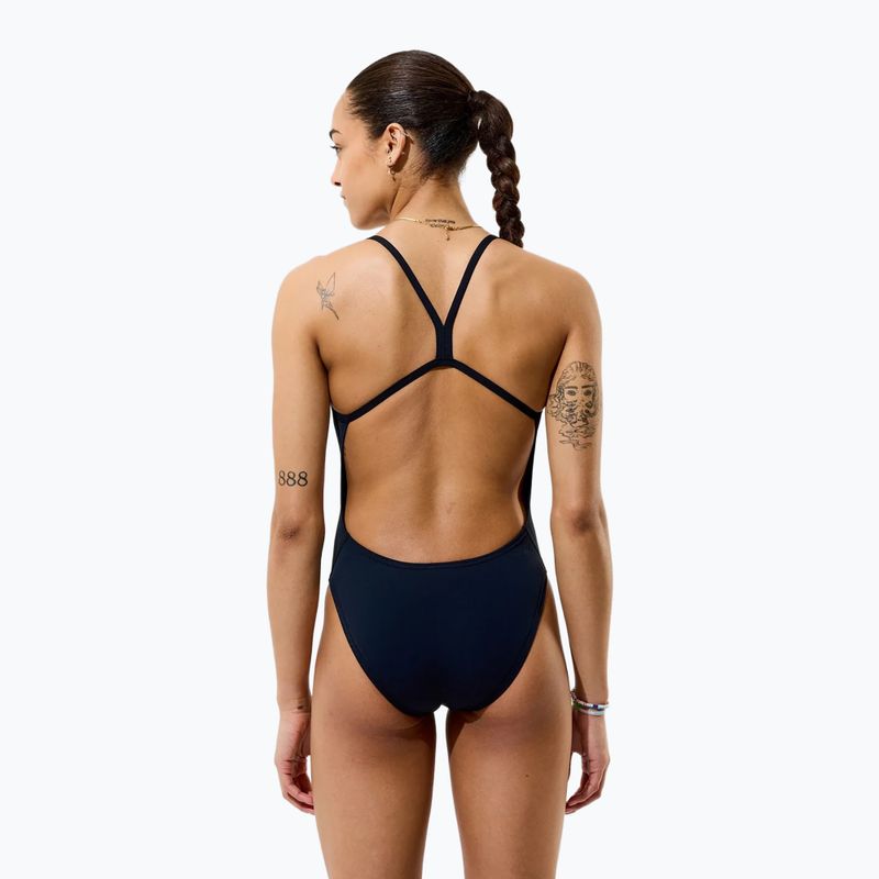 Damen-Einteiler Badeanzug Speedo Solid Endurancex V-Back 2.0 team black 4
