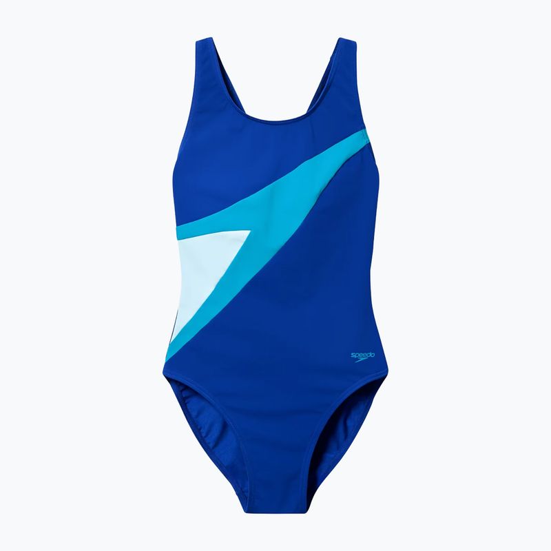 Damen-Einteiler Badeanzug Speedo Hyperboom Butterfly Back night watch/hyper teal 6