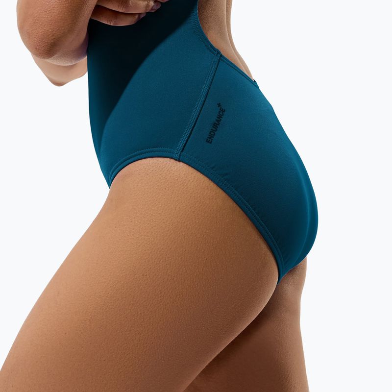 Damen-Einteiler Badeanzug Speedo Endurance+ Logo Thin Strap teal abyss 8