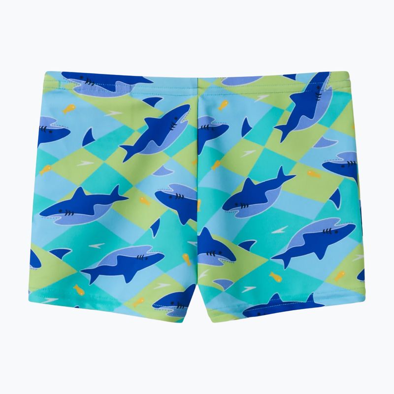  Jungen-Badeboxer Speedo Print Aquashort deep sapphire 2