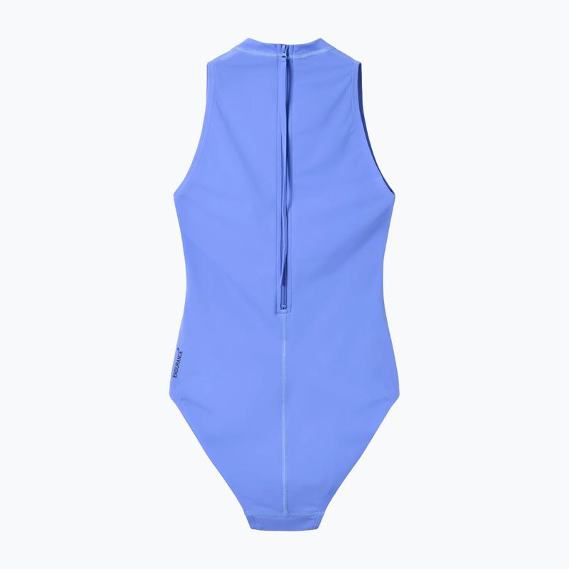 Damen-Einteiler Badeanzug Speedo Endurance+ Logo Hydrasuit moonlight lavender 7