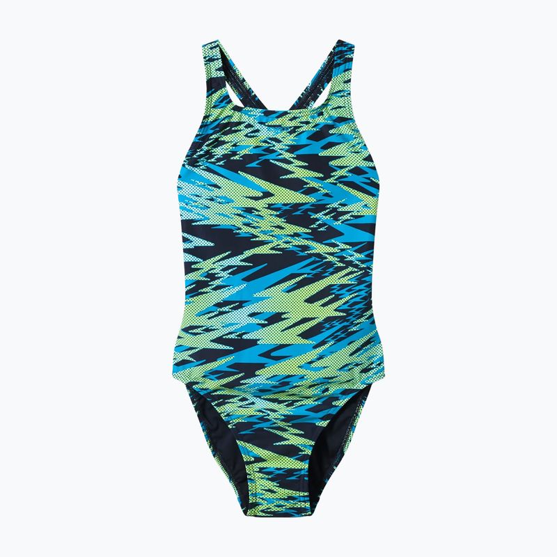 Damen-Einteiler Badeanzug Speedo Hyperboom Print Medalist hyper teal 7