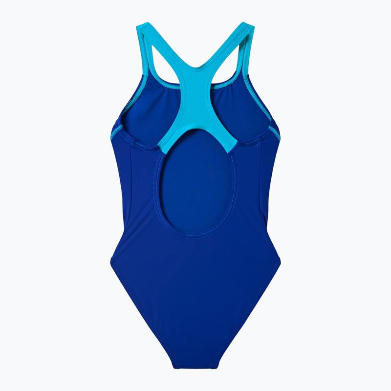 Kinder Badeanzug Speedo Medley Logo Medalist night watch/hyper teal 2