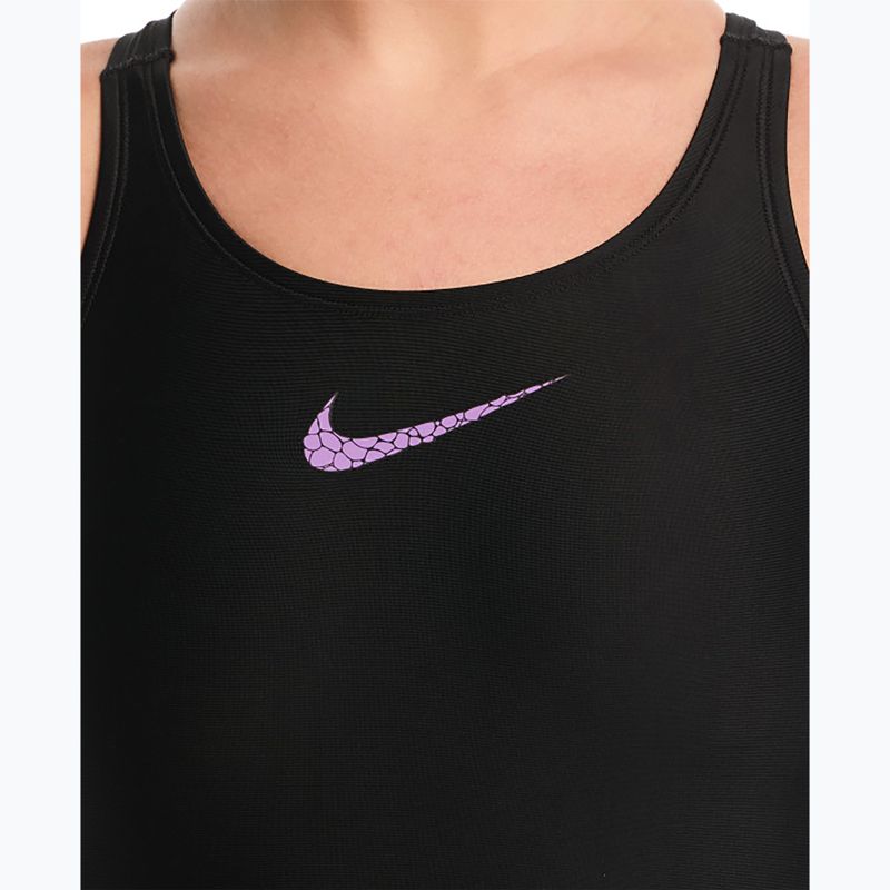Damen-Einteiler Badeanzug Nike Logo Graphic bright violet 4