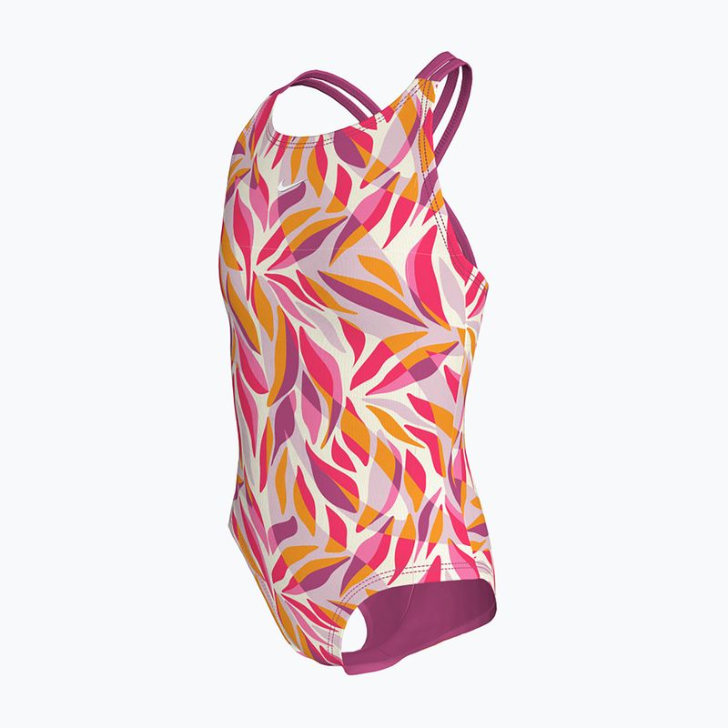 Kinder Badeanzug Nike Spiderback desert pink 2