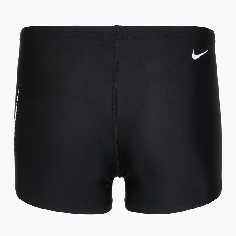  Jungen-Badeboxer Nike Logo Graphic Square Leg black 2