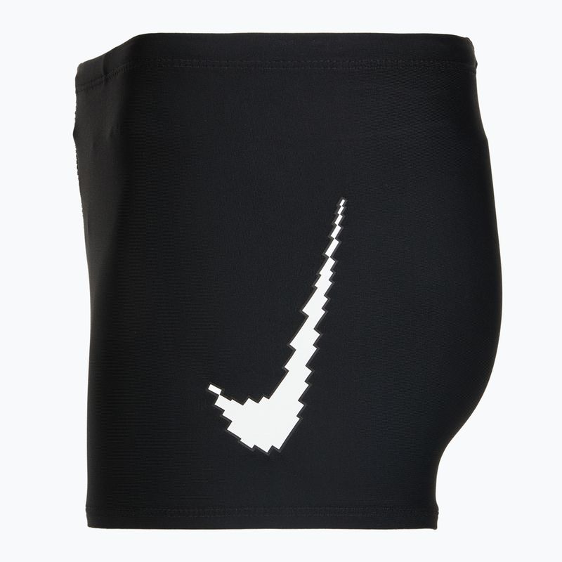  Jungen-Badeboxer Nike Logo Graphic Square Leg black 3