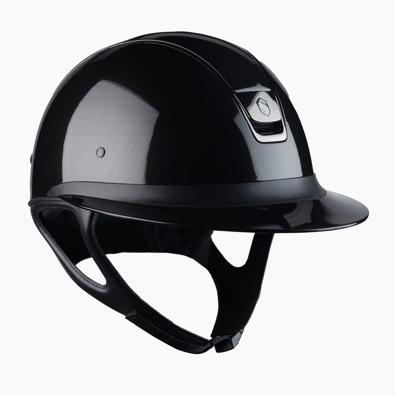 Samshield Miss Shieldshadow Glänzend schwarzer Reithelm 3125659030844