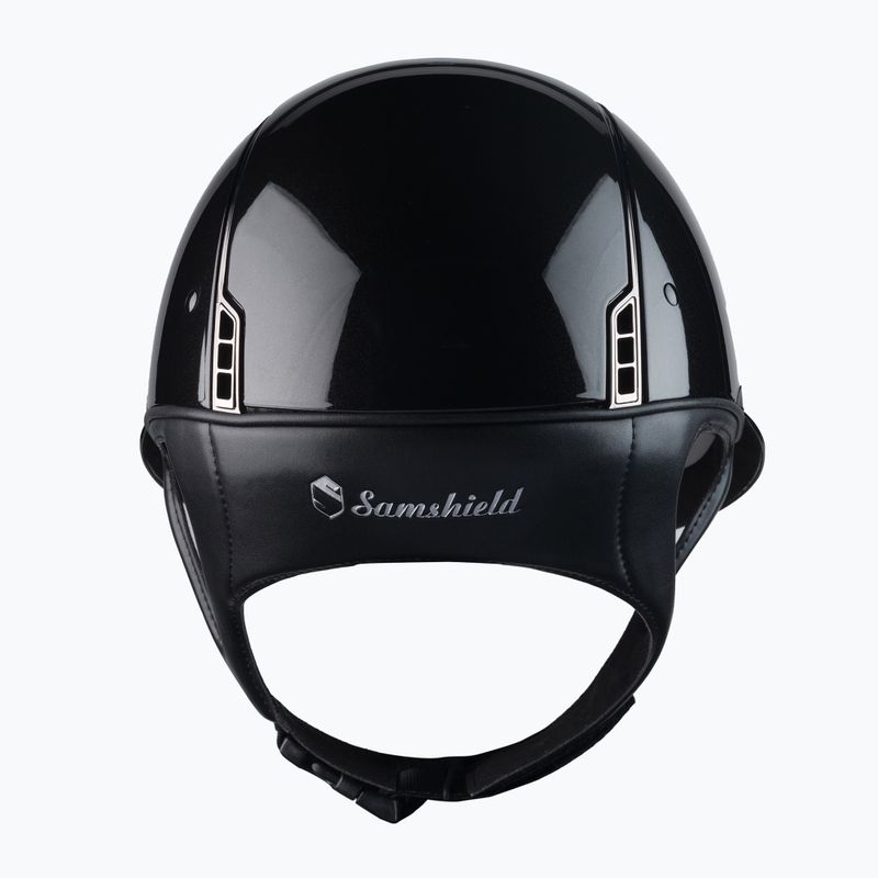Samshield Miss Shieldshadow Glänzend schwarzer Reithelm 3125659030844 3